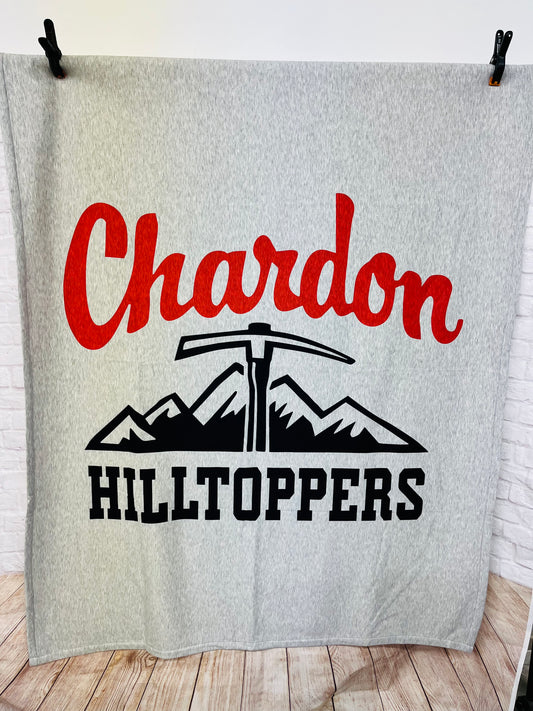 Fleece sweatshirt blanket Chardon pop