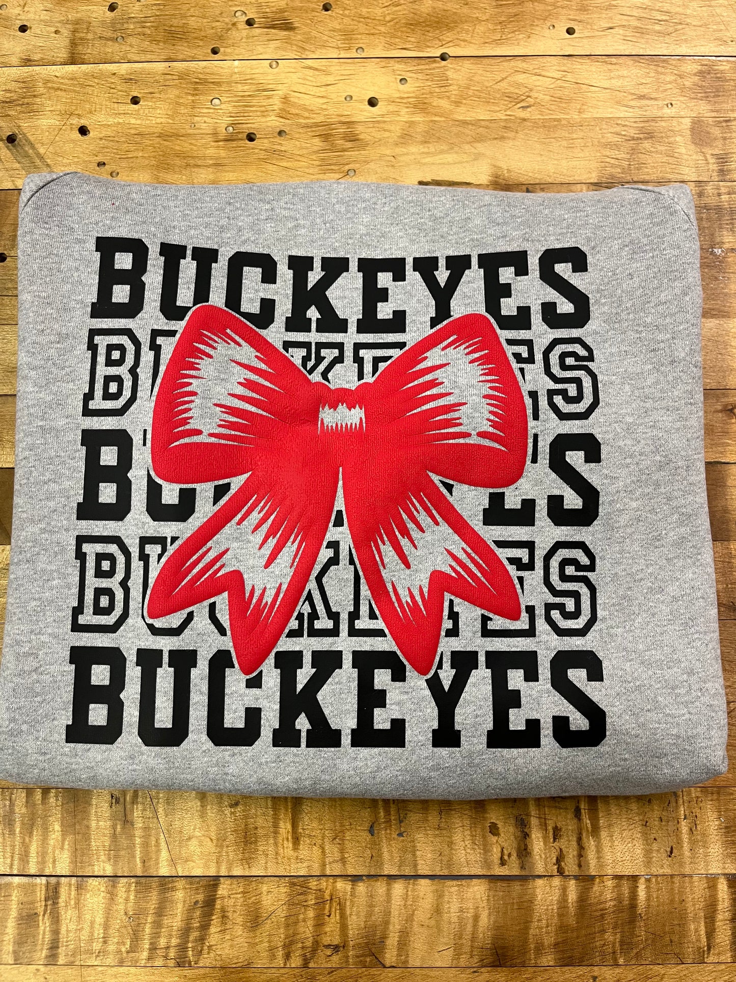 Bow with the best team in the land! Crewneck sweatshirt.