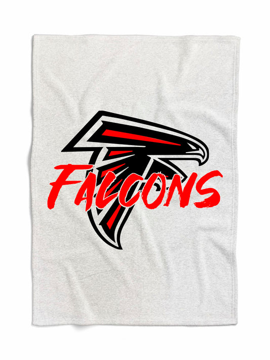 Fleece sweatshirt blanket Falcons