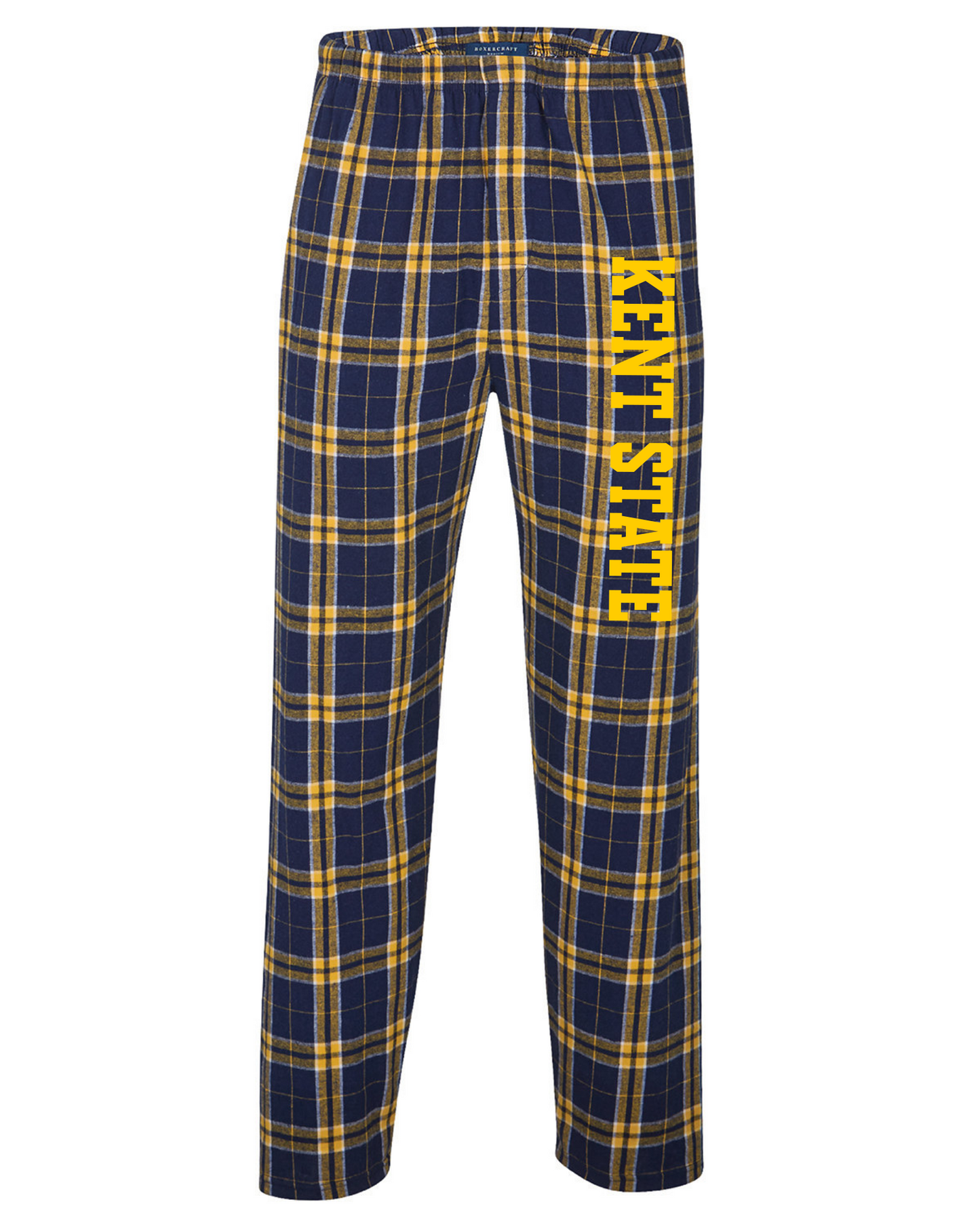 Navy/gold Boxercraft flannel pants